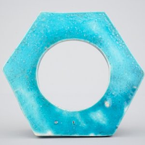Un soccle en porcelaine de Chine monochrome turquoise, Kangxi — photo 6