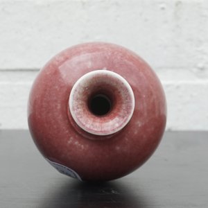 A Chinese porcelain monochrome flambe glazed vase, 19/20th C. — photo 9