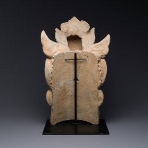 A Chinese pottery dragon head architectural tile, Song/Jin — photo 5