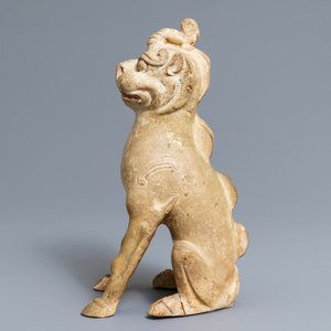 A Chinese pottery model of a qilin, Tang — photo 5