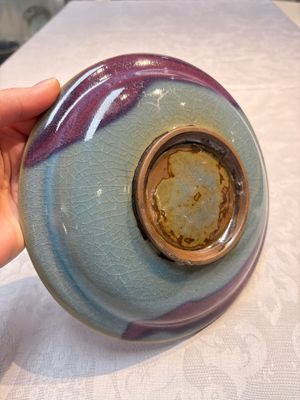 A Chinese purple-splashed 'Jun' plate, 20th C. — photo 7