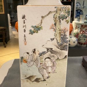 A Chinese qianjiang cai 'cong' vase, 19th C. — 照片 16