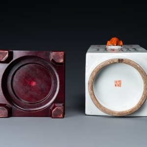 A Chinese qianjiang cai 'cong' vase, 19th C. — 照片 8