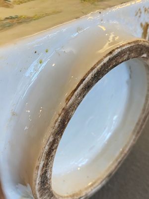 A Chinese qianjiang cai 'cong' vase, signed Pan Zhinan 潘植南, dated 1898 — photo 13