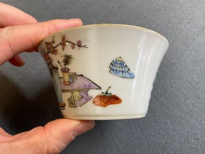 A Chinese qianjiang cai 'erotic subject' bowl, 19th C. — 照片 7