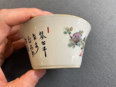 A Chinese qianjiang cai 'erotic subject' bowl, 19th C. — 照片 9