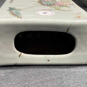 A Chinese qianjiang cai head rest, 19/20th C. — 照片 14
