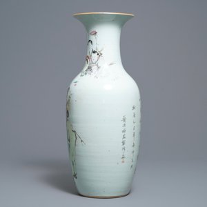 A Chinese qianjiang cai 'immortals' vase, signed Ma Qing Yun, 19/20th C. — photo 4