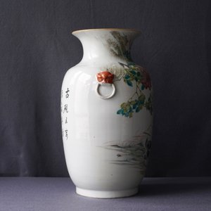 A Chinese qianjiang cai 'mandarin ducks' vase, 19/20th C. — 照片 8