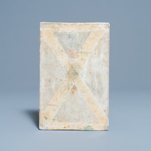 A Chinese qianjiang cai plaque, seal mark, 19/20th C. — photo 2