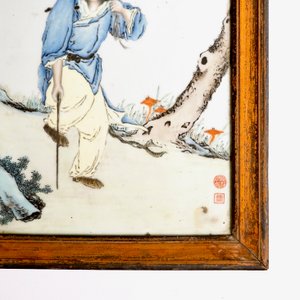 A Chinese qianjiang cai plaque with Li Tieguai, 20th C. — 照片 3