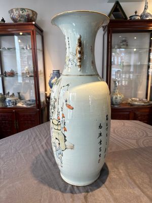 A Chinese qianjiang cai 'playing boys' vase, Ma Qingyun 馬慶雲 seal mark, dated 1917 — foto 4