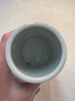A Chinese qianjiang cai 'rooster' brush pot, signed Hengxing 恆興, Tongzhi mark, 19/20th C. — 照片 7