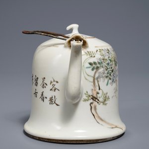 A Chinese qianjiang cai teapot and cover, 19/20th C. — 照片 2