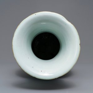 A Chinese qianjiang cai two-sided design vase, 19/20th C. — 照片 5