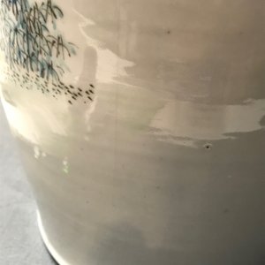 A Chinese qianjiang cai vase with figures in a landscape, 19/20th C. — photo 14