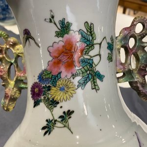 A Chinese qianjiang cai vase with two-sided design, 19/20th C. — photo 8