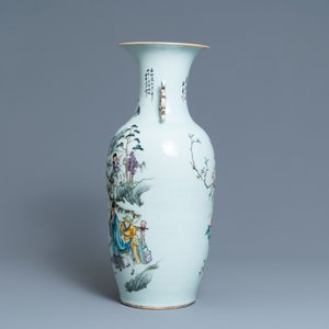 A Chinese qianjiang cai vase with two-sided design, 19/20th C. — photo 4