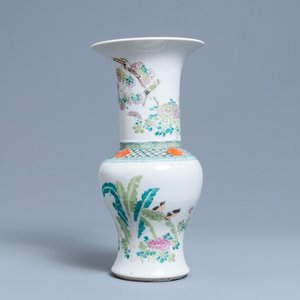 A Chinese qianjiang cai yenyen vase, 19th C. — 照片 1