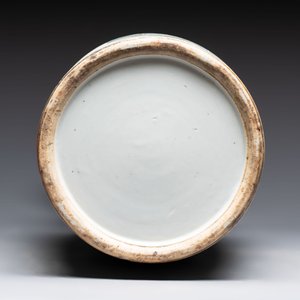 A Chinese qianjiang cai 'Zhu Lin Qi Xian 竹林七賢' vase, signed Wang Zhaoli 汪照黎, dated 1908 — photo 6