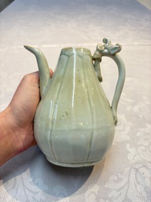 A Chinese qingbai ewer and cover, Yuan — photo 2