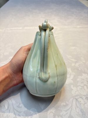 A Chinese qingbai ewer and cover, Yuan — photo 3