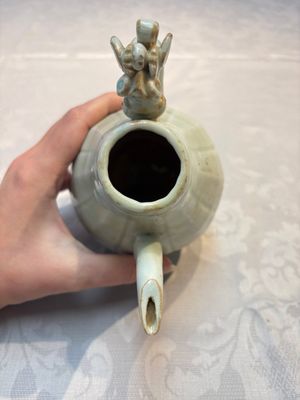 A Chinese qingbai ewer and cover, Yuan — photo 6
