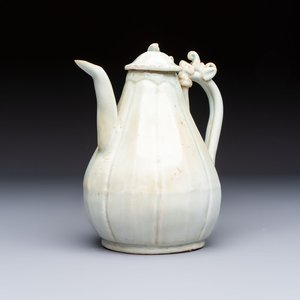 A Chinese qingbai ewer and cover, Yuan — photo 1