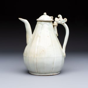 A Chinese qingbai ewer and cover, Yuan — photo 2
