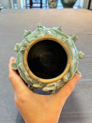 A Chinese qingbai-glazed covered urn applied with zodiac figures, Song — photo 15