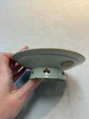 A Chinese qingbai lobed cup and stand, Song — foto 11