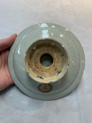 A Chinese qingbai lobed cup and stand, Song — foto 13