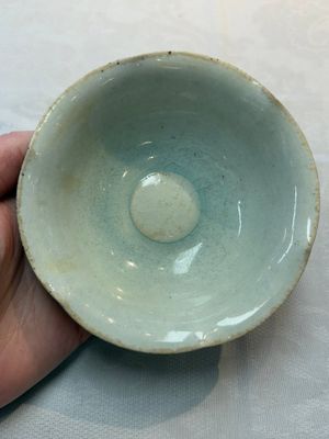 A Chinese qingbai lobed cup and stand, Song — foto 6