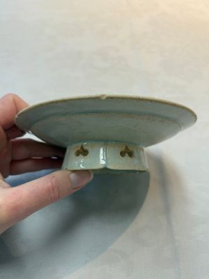 A Chinese qingbai lobed cup and stand, Song — foto 8