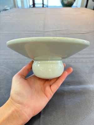 A Chinese qingbai spittoon with incised floral design, Song/Yuan — 照片 2