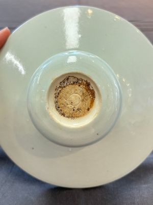 A Chinese qingbai spittoon with incised floral design, Song/Yuan — 照片 8