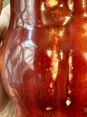 A Chinese quadrifoil flambé-glazed 'zun' vase, Qianlong mark and of the period — photo 24