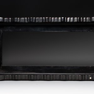 A Chinese rectangular carved red and black lacquer stand, 20th C. — photo 11