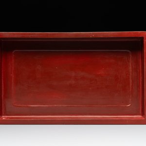A Chinese rectangular silver-inlaid zitan wood 'dragon' box and cover, 17/18th C. — 照片 10