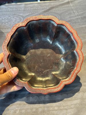 A Chinese red cinnabar lacquer jardiniere with floral design, Yongzheng/Qianlong — foto 6