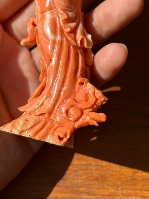A Chinese red coral sculpture of Shoulao, 19/20th C. — photo 12