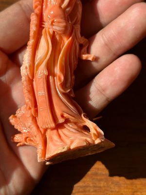 A Chinese red coral sculpture of Shoulao, 19/20th C. — photo 7