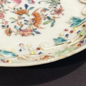 A Chinese relief-decorated famille rose cup and saucer with squirrels, Yongzheng, 1723-1735 — photo 13