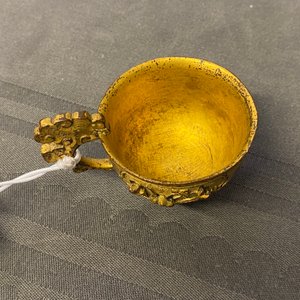 A Chinese relief-decorated gilt bronze cup, Ming — photo 16