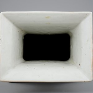 A Chinese retangular qianjiang cai vase, 19/20th C. — photo 6