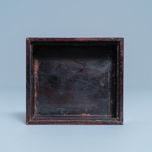 A Chinese reticulated celadon jade plaque, Qing — 照片 4