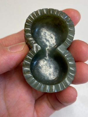A Chinese reticulated white jade parfumier with spinach-green jade cover and base, Qing — photo 12