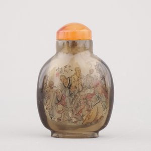 A Chinese reverse painted glass snuff bottle — photo 1