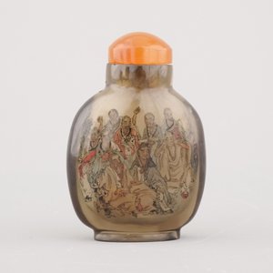 A Chinese reverse painted glass snuff bottle — photo 2