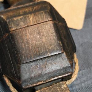 A Chinese rhinoceros horn seal and paste container, 19th C. — 照片 11